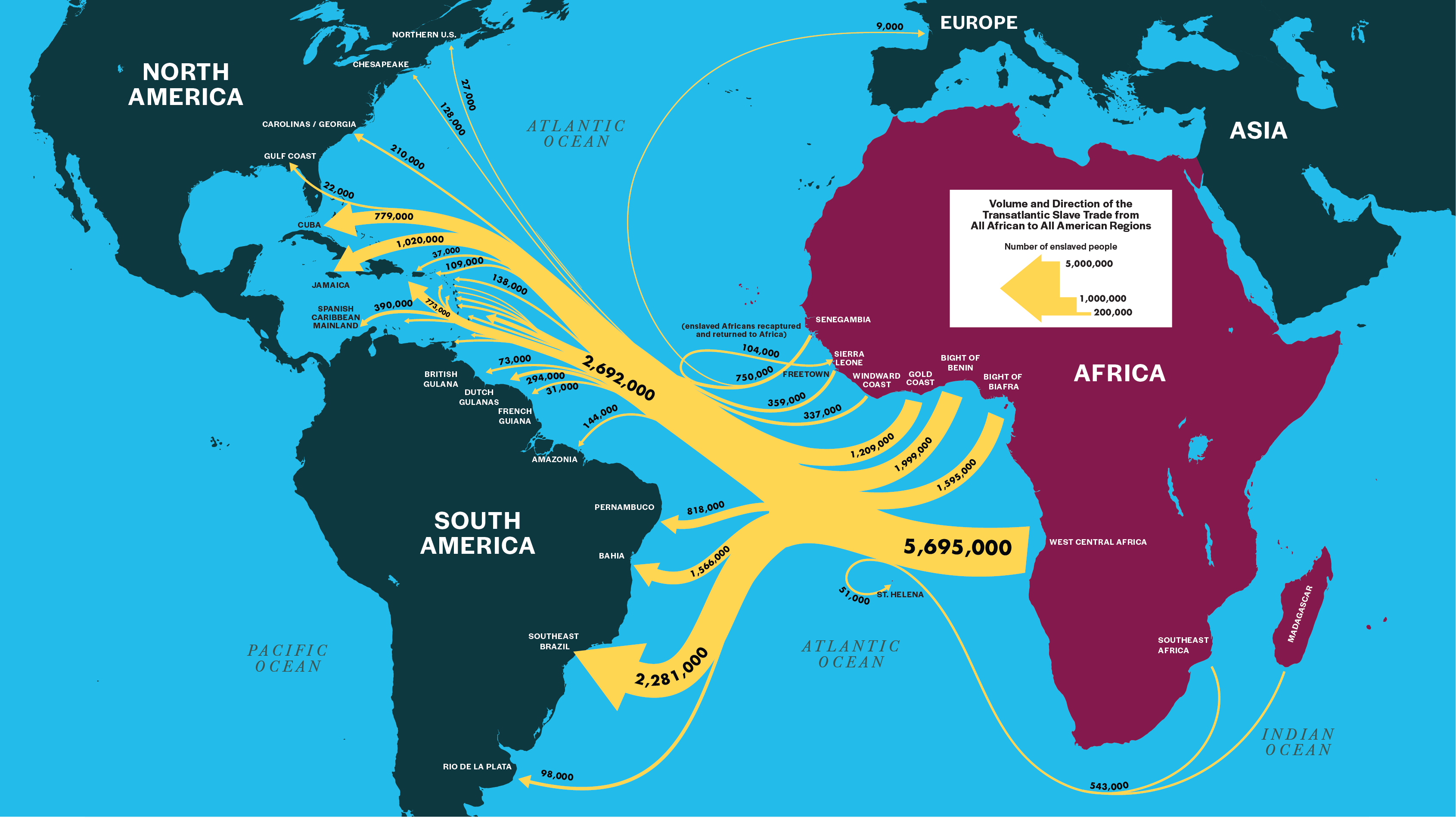 Map of the African Diaspora