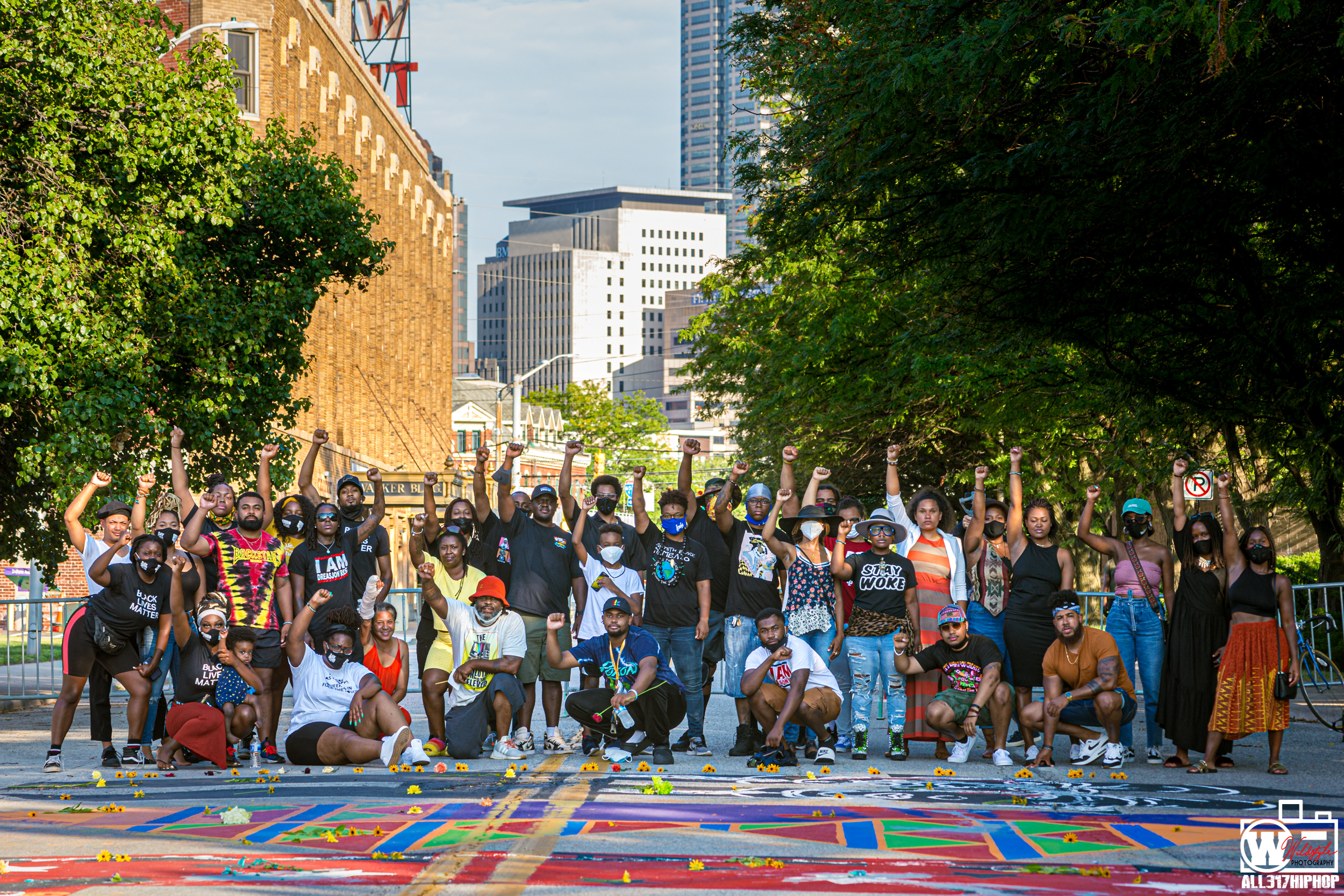 Indiana Avenue Black Lives Matter Mural
