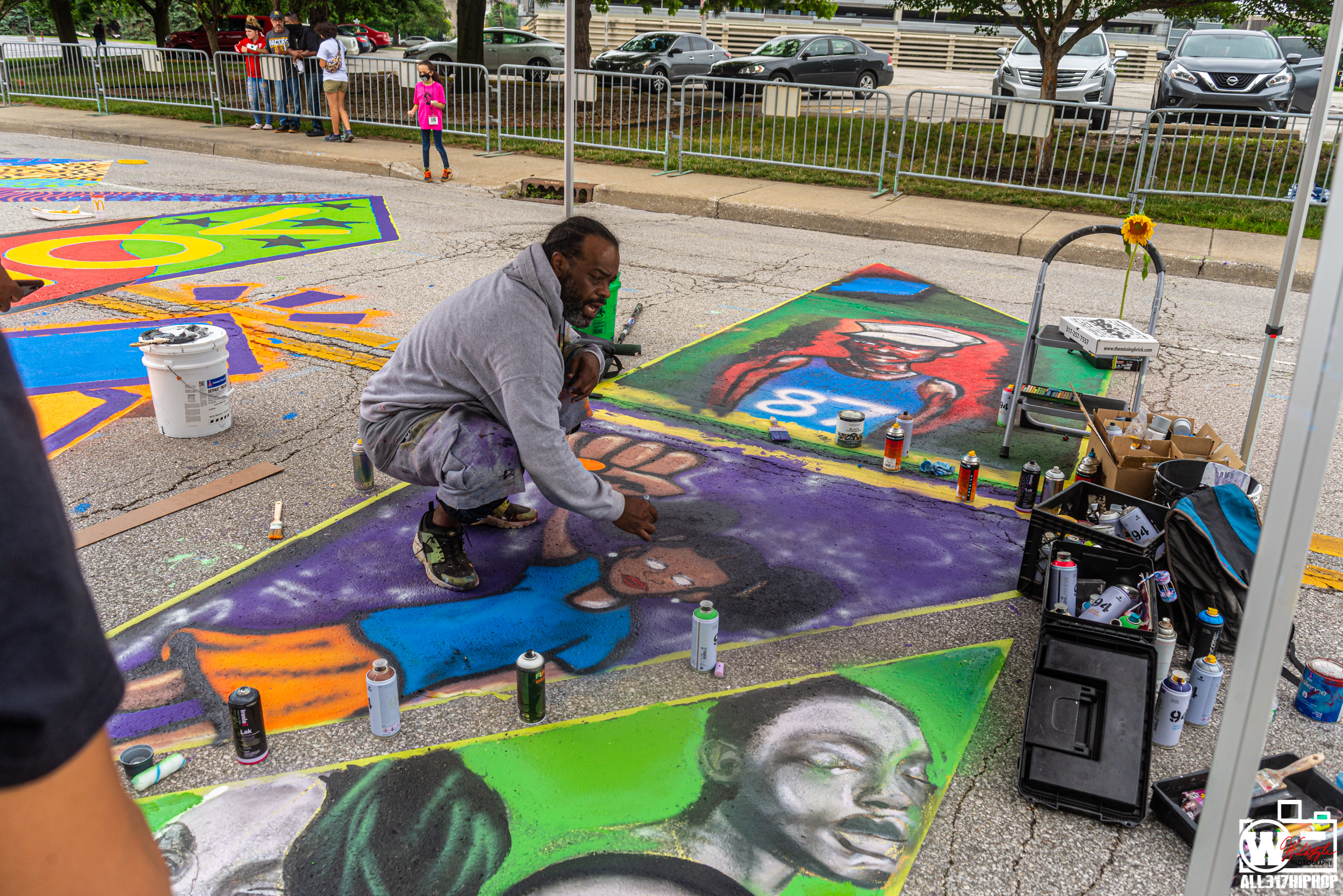 Indiana Avenue Black Lives Matter Mural