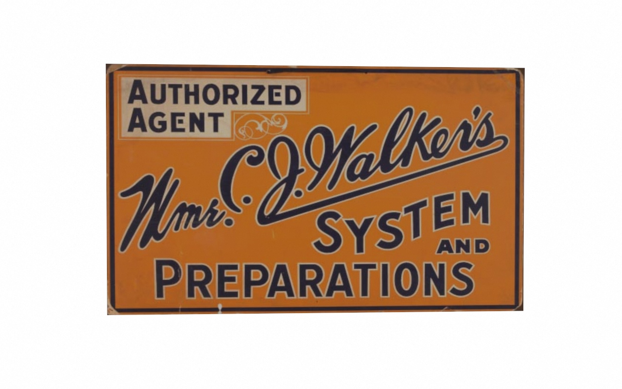 Madame C.J. Walker Sign